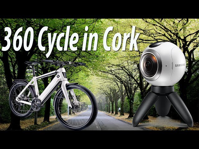 Cycle trip in Cork by marina and pairc ui chaoimh - #360video