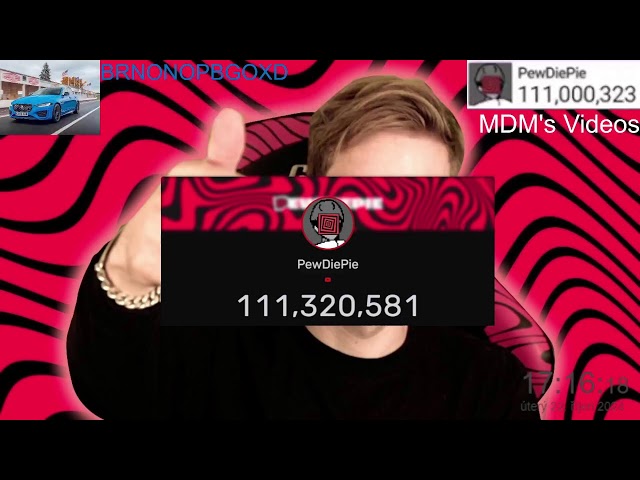 PewDiePie Dropping to 110 Million Subscribers?