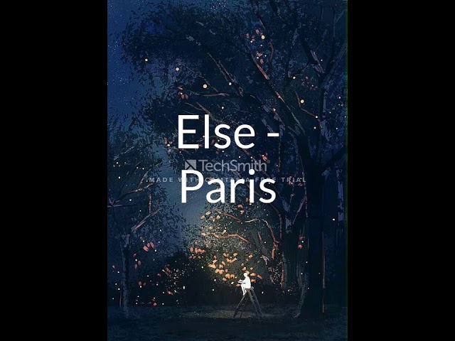 ELSE - PARIS 30 MINUTES