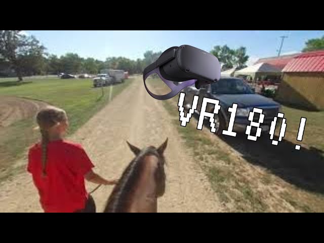 #VR180 Virtual Horseback Riding for Oculus Quest Viewers.