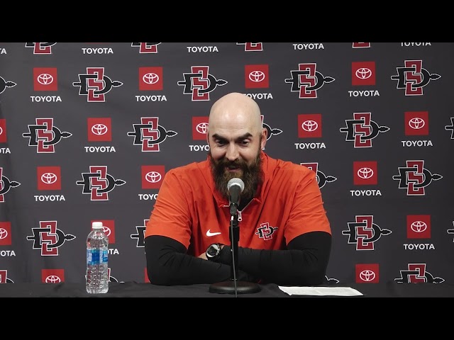 SDSU FOOTBALL: HEAD COACH SEAN LEWIS POST GAME AFTER UNLV