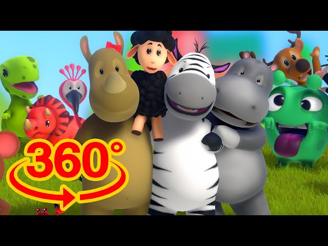 Row Row Row your boat | 360 video | 360 video best Nursery Rhymes for Kids