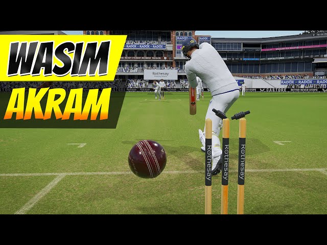 Playing With The SULTAN Of SWING In Cricket 24