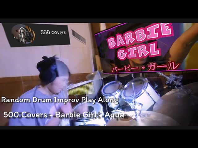 🎶Music Roulette🥁 - I'm A Barbie Girl - Random Drum Play Along VR180