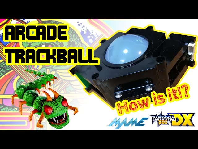 FULL SIZED 3" INCH Arcade Trackball Review - Pandora Box DX / EmuELEC