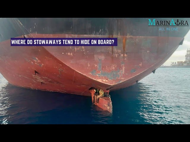 Where do stowaways tend to hide on board?