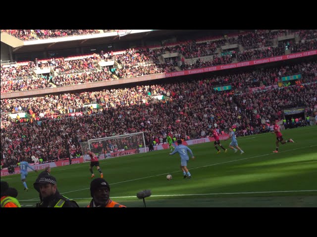 Coventry V Manchester United - 120th Minute Disallowed Goal - Full Reaction - FA Cup Semi-Final 2024