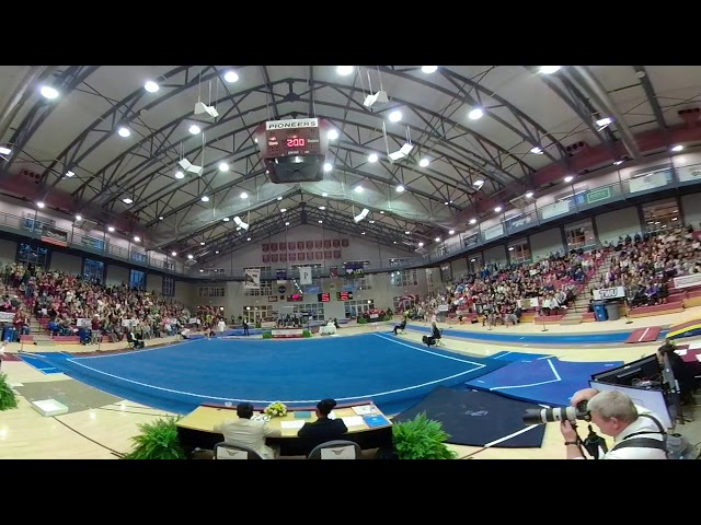 Floor Routine 2 | TWU Gymnastics | National Championships | 360 Video