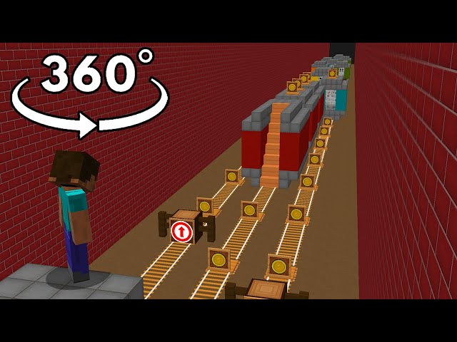 360° POV: subway surfers in minecraft