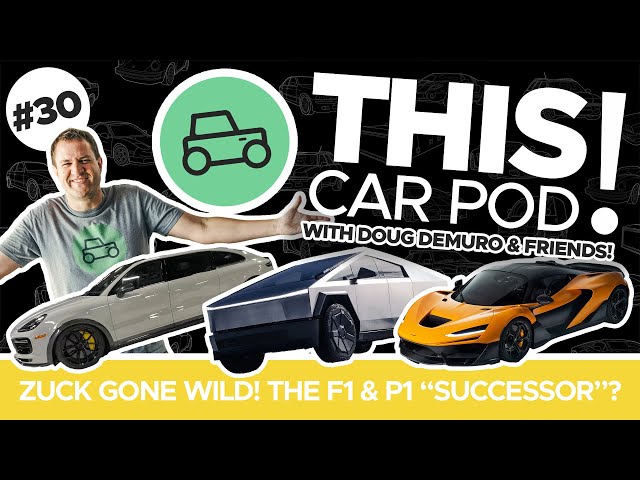 The New McLaren W1 Supercar is Boring? Porsche MINIVAN! and Doug’s JDM Car Secret! THISCARPOD! EP30