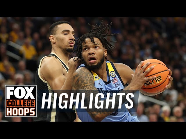 No. 6 Purdue Boilermakers vs. No. 15 Marquette Golden Eagles Highlights | FOX College Basketball