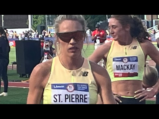 Women’s 1500m 2024 U.S. Olympic Trials Round 1 Heat 3, Elle St. Pierre, Emily Mackay, Dani Jones