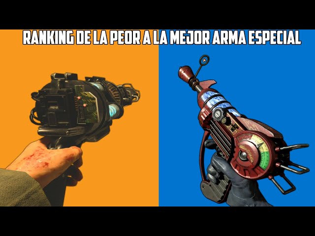 RANKING DE LAS ARMAS ESPECIALES DE ZOMBIES "DE LA PEOR A LA MEJOR" | CALL OF DUTY ZOMBIES