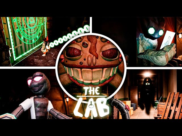 Doors 3 The Lab - All Jumpscares & All Bosses (Fanmade Showcase)