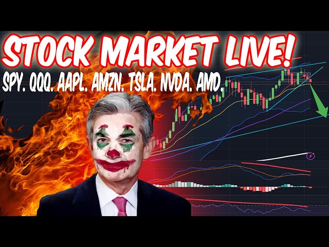 BIG MOVES TODAY! Stock Market Live! Technical Analysis!