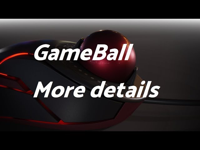 More details about GameBall (the gaming trackball mouse).