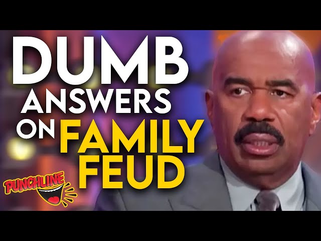 DUMBEST Answers On Family Feud! With Steve Harvey