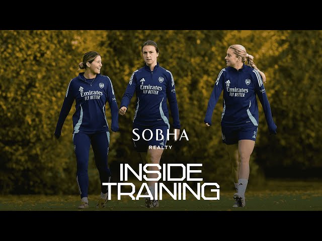 READY FOR JUVENTUS | INSIDE TRAINING | Arsenal Women prepare for a big game in Turin