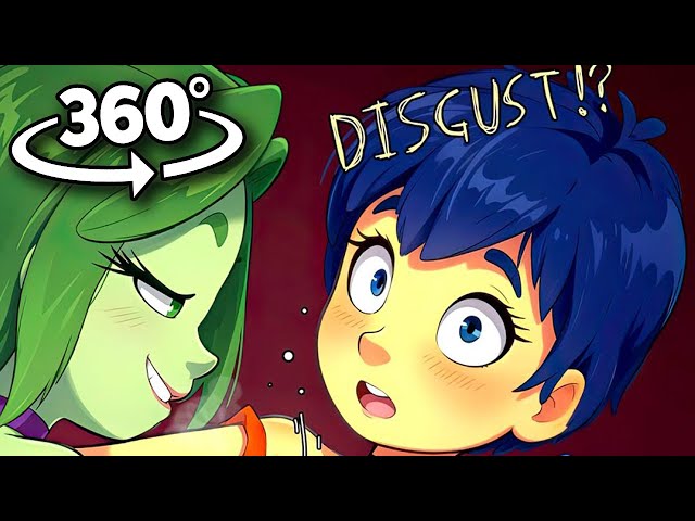 360º VR While No One Sees 😱 | Joy & Disgust | Inside Out 2 Comic