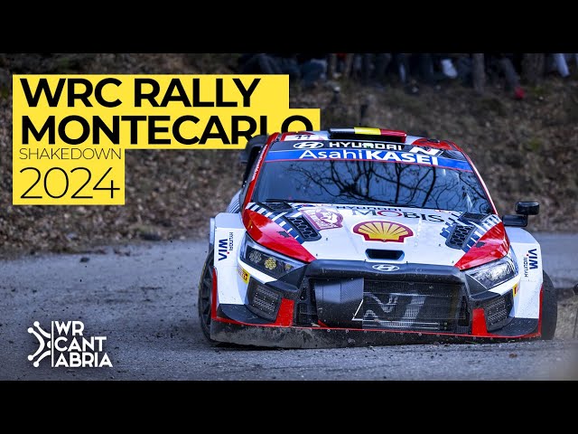 WRC Rally Monte-Carlo 2024 | Shakedown