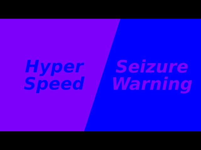 Hyper Speed Flashing Color Changing - Blue Violet Purple Screen [10 Minutes SEIZURE WARNING]