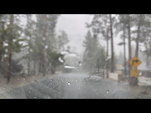 THUNDERSTORMS hammering Big Bear, CA. FLASH FLOOD WARNING!! Stay safe out there. Bring it. 7/18/2021