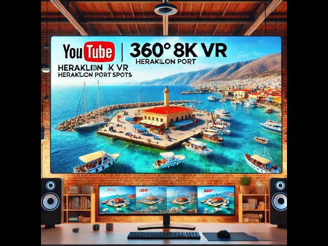 360° 8K VR Experience: Heraklion Port’s Best Spots | Virtual Tour in Stunning Ultra HD