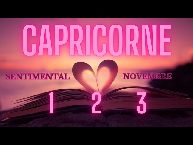 CAPRICORNE ♑️ - Sentimental - Couple & Célibataire - Intemporel