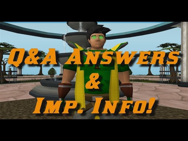 Q&A + VERY IMPORTANT INFO!  - 100 Subs Q&A!