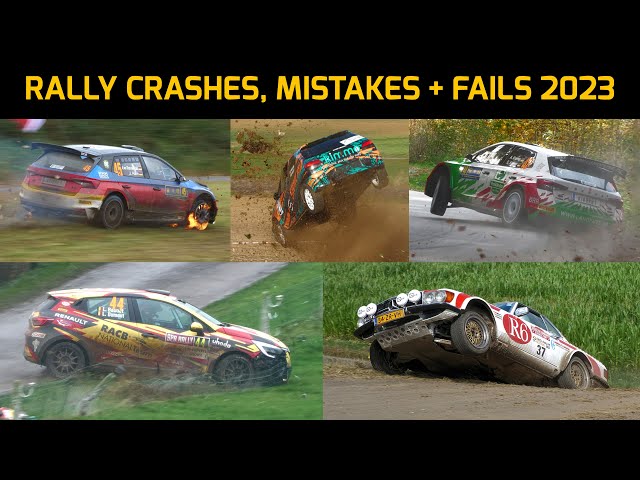 RALLY BEST OF 2023 - CRASHES, MISTAKES + FAILS 2023