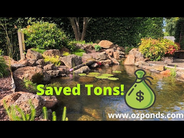 DIY Backyard Garden Pond