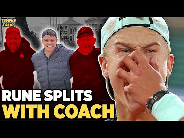 Rune Splits with Coach Boris Becker | Tennis News