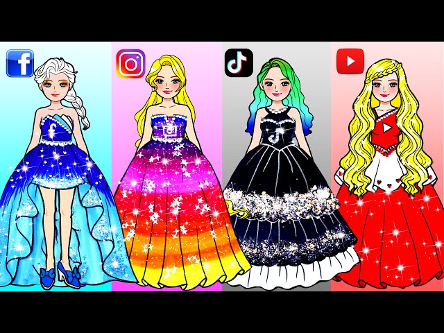 [LIVE] 🔴 Social Network Makeup & Dress Up 🔴 Barbie Transformation Handmade 🔴 Lovely Barbie