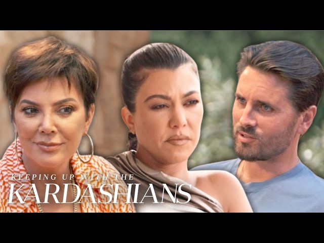 Kris, Kim & Khloé Push Kourtney to Reconcile Relationship Drama with Scott Disick | KUWTK | E!