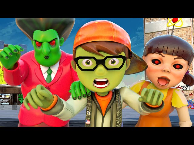 Fear In Nick Zombie City - Scary Teacher 3D Squid Game 2