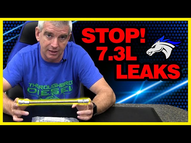 ✋ STOP 7.3L Ford Powerstroke Leaks!!! MUST HAVE: CNC Fabrication High Pressure Oil Pump Lines #fyp