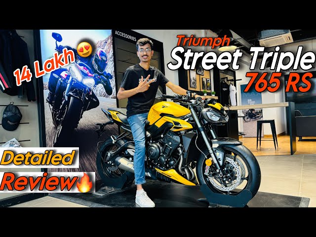 Triumph Street Triple 765 RS Full Detailed Review || Triumph Street Triple 765rs #streettriple #bike