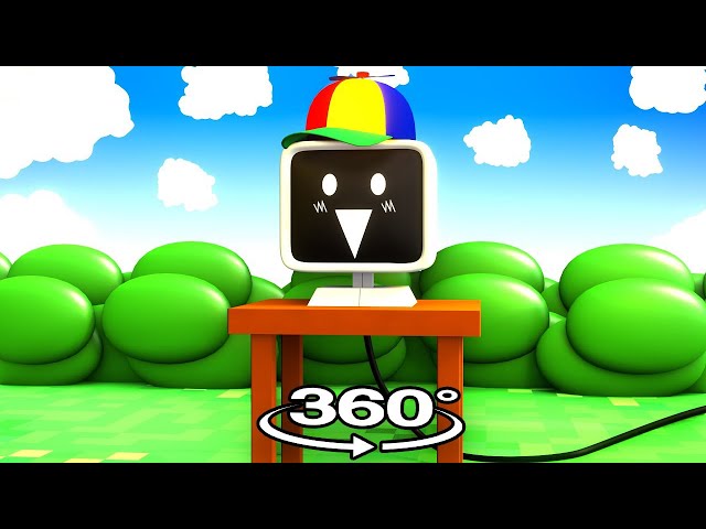 Sprunki 3D Animation: "What Happens When Mr. Fun Computer Gets Mad ? The Ultimate Disaster 360°