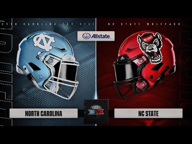 College Football 25 North Carolina Tarheels @ NC State Wolf Pack Full Game Sim PS5 HDR