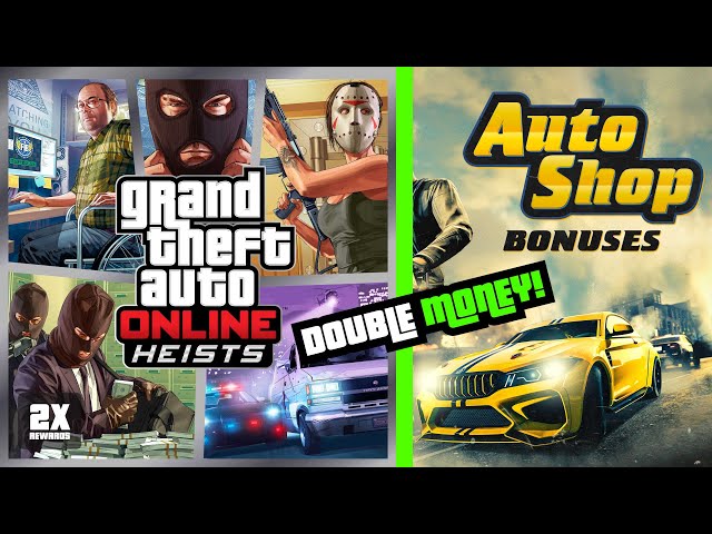 GTA 5 - OG HEISTS & AUTO SHOP Event Week Preview - DOUBLE MONEY! | Discounts & More!