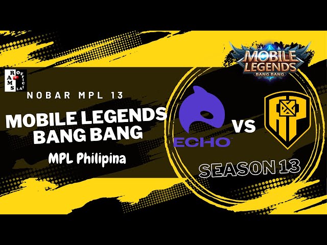 APBREN VS ECHO PERTANDINGAN KEDUA RAJA DUNIA KALAH 1 - 1 MELAWAN ECHO  | MOBILE LEGENDS BANG BANG