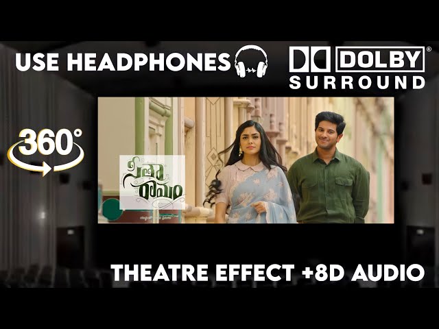 Inthandham -|Theatre Experience Dolby Atmos  Surround  sound  8D Audio Sita Ramam| Dulquer | Mrunal