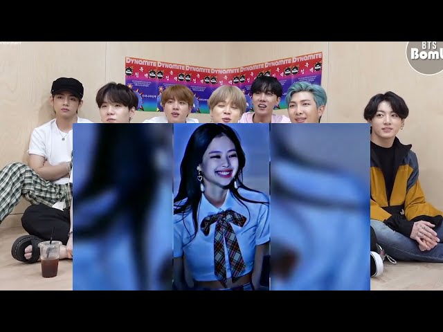 BTS REACTION Black Pink TikTok dance