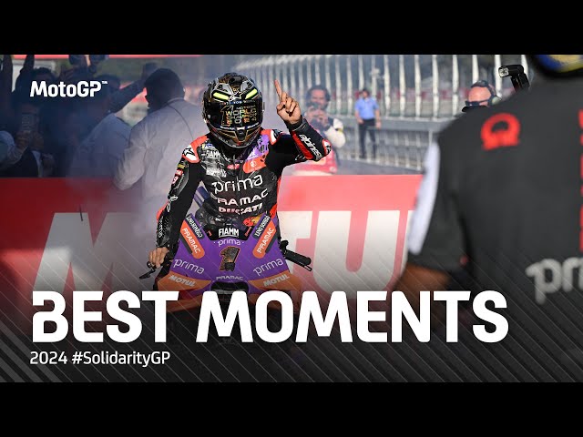 Best MotoGP™ Moments 🏆🦾  | 2024 #SolidarityGP