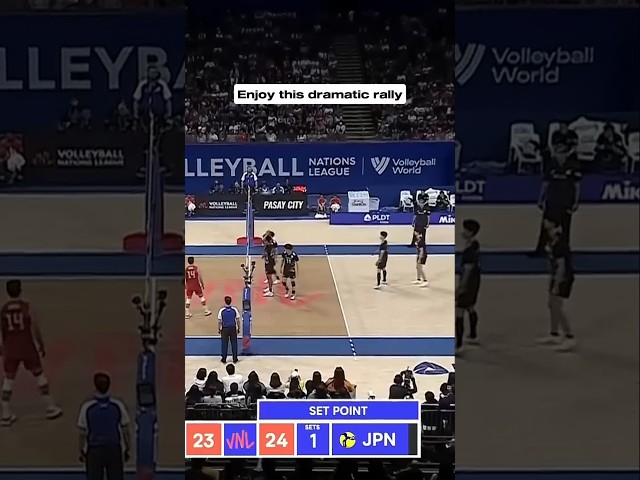 Dramatic Rally 😱 USA vs Japan