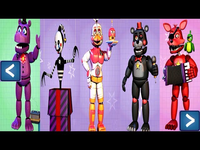 Five Nights at Freddy's 6 EXTRAS (All Animatronics UNLOCKED)