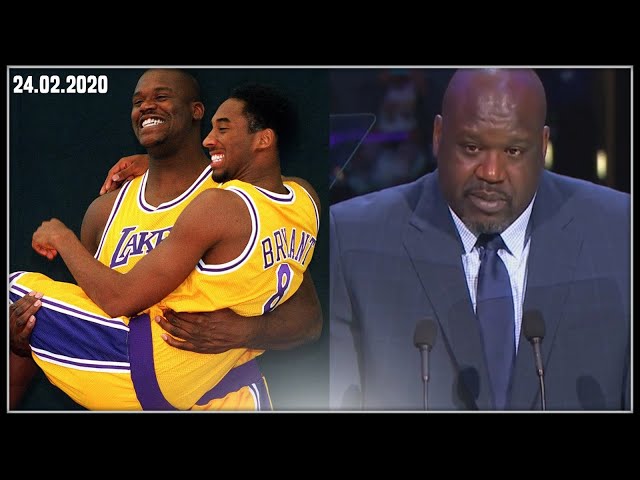 Shaq'ın Kobe Bryant'a Veda Konuşması (Türkçe Çeviri) | 24.2.2020