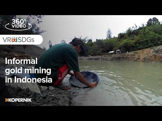 Informal gold mining in Indonesia