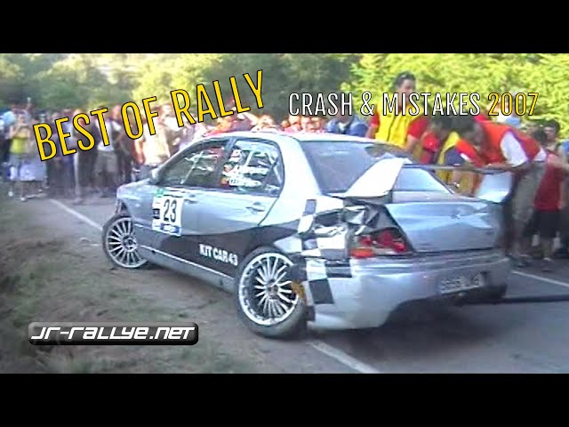 Compilation Best of Rally Crash & Mistakes 2007 | @JR-Rallye