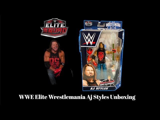 Wrestlemania 38 Elite Aj Styles Unboxing